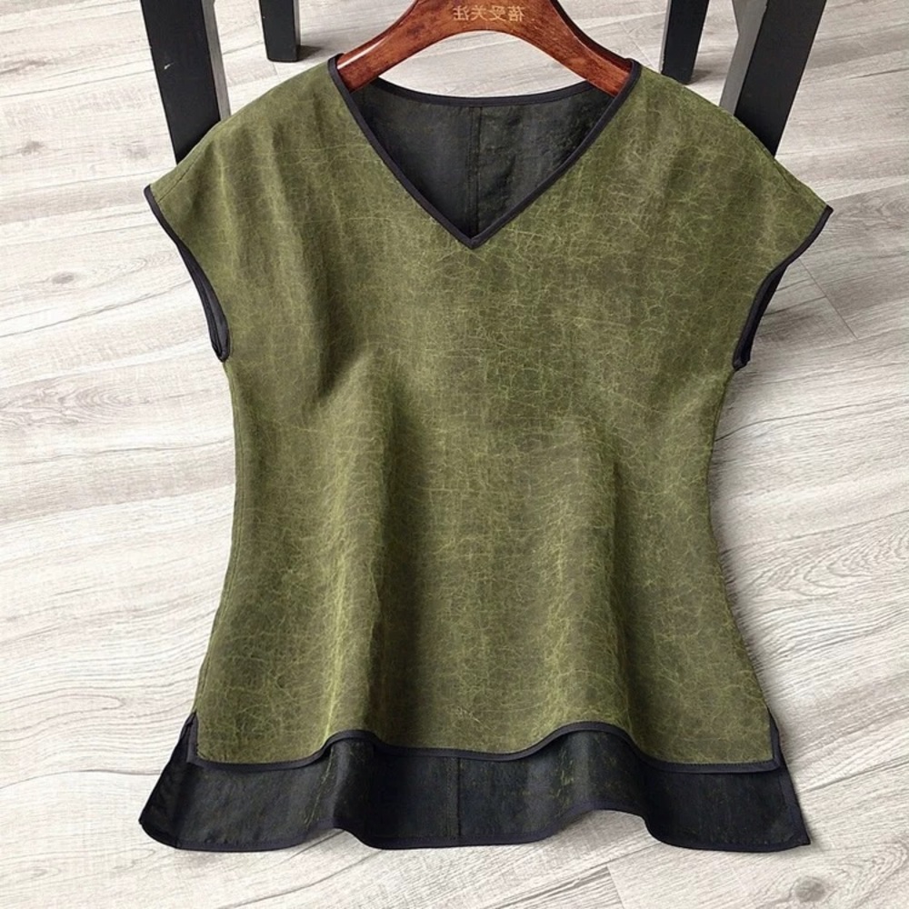real silk top
